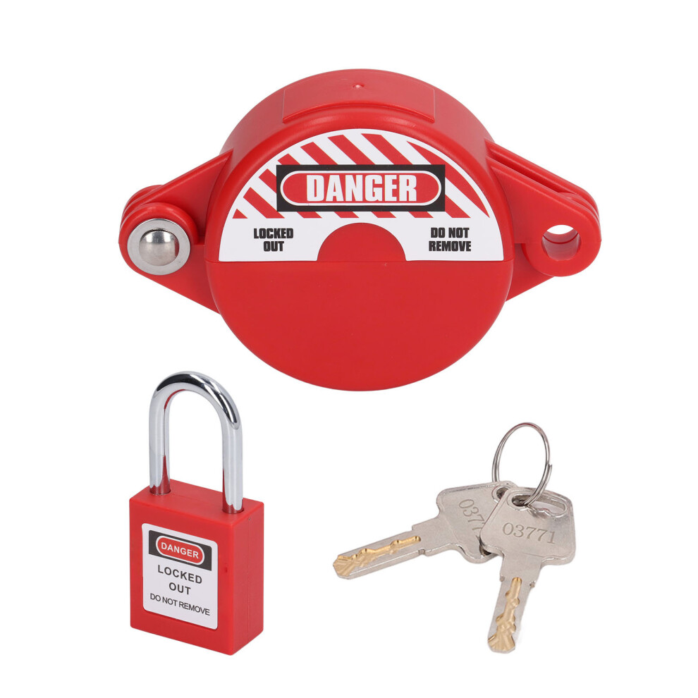 Foldable Gate Valve Lockout Device Safety Padlock Set Secure Lock Device Hose Faucet Lock Padlock 7891315116752