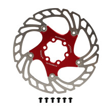 Rennrad Bremsscheibe 160mm Rot 6 Schrauben