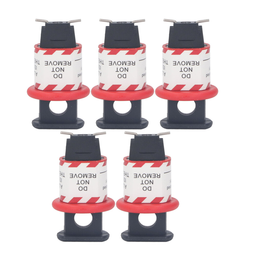 5Pcs Miniature Breaker Lock Pin Out Circuit Breaker Lockout Device Industrial Electrical Equipment Shutdown Locks 9371315120853