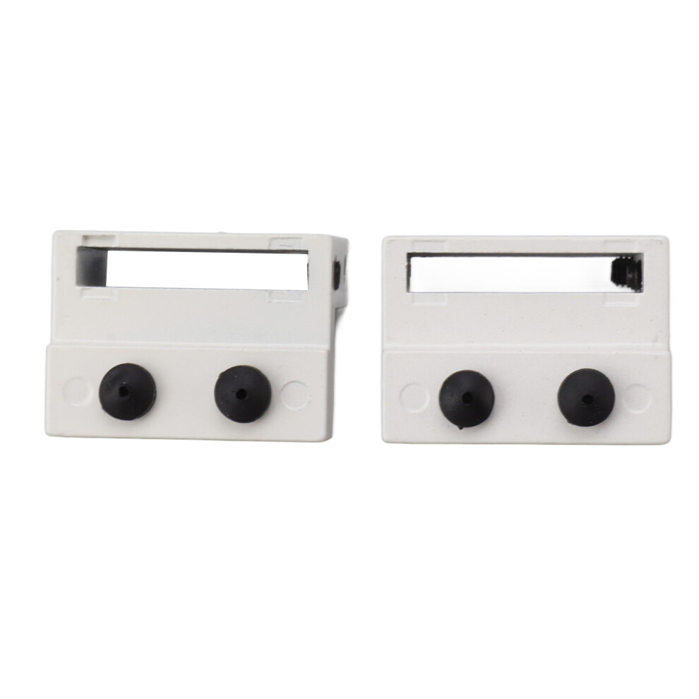 Barn Door Stopper White Sliding Barn Door Hardware Accessories with Hex Wrench for Bedroom Kitchen Living Room