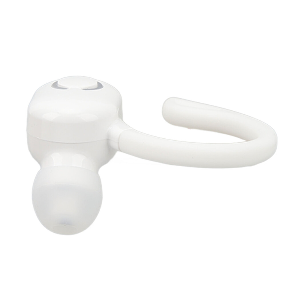 Noise Cancelling Bluetooth Headset V5.2 Wireless Bluetooth Earpiece With Microphone Long Standby Ultralight For Truckers Office White 3451315124641