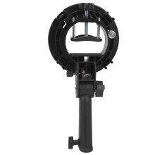 S Type Bracket Flexible with for Bowens Mount Flexible Tilt Control Large Handle S Type Bracket Holder for Flash Mic