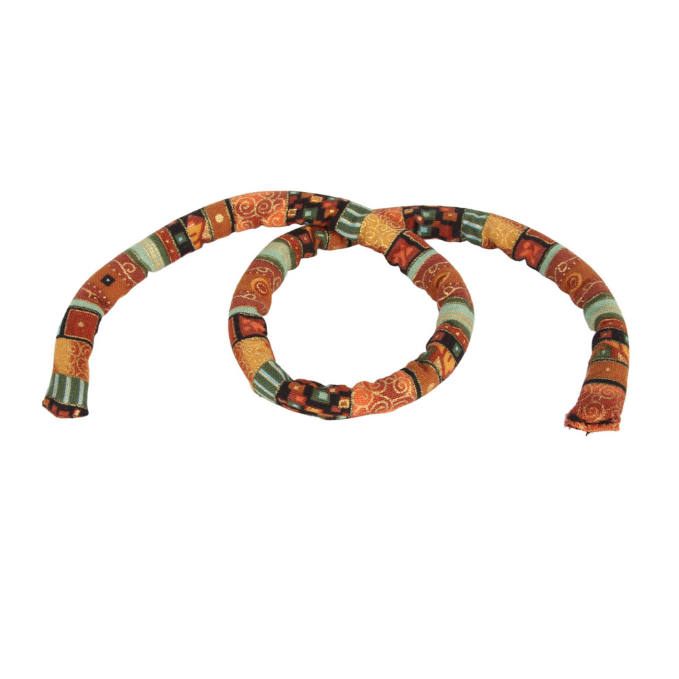 Dreadlocks Hair Tie Ethnic Yellow Bendable Iron Wire Ponytail Holder Spiral Lock Hair Tie for Men Women