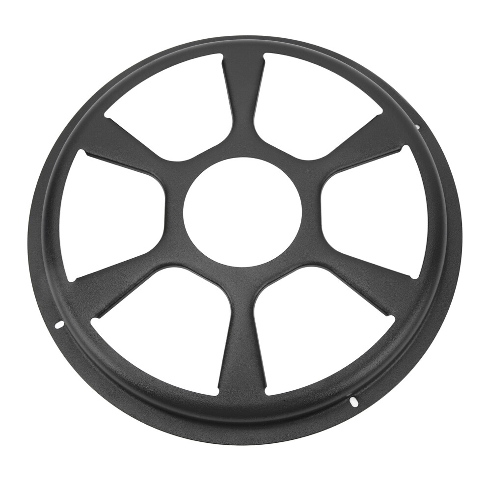 10In Speaker Grill Cover High Elasticity Iron Speaker Grille Protective Cover Universal For Car Rv Black 8341315128327