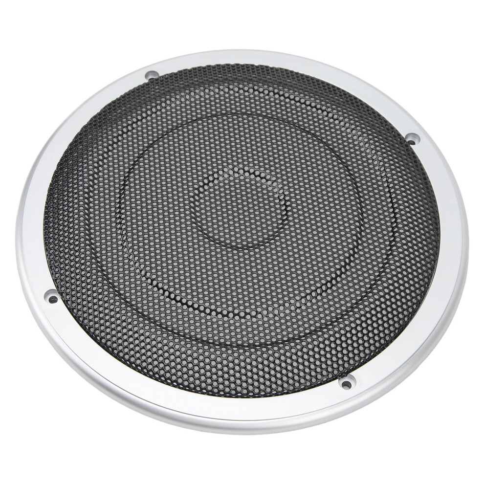 8In Speaker Grill Round Decorative Prevent Scratch Universal Speaker Grille Protector For Car Rv Black 7631315128382