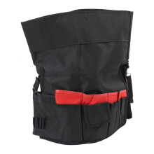 Gardening Tools Organizer 42 Pocket Gardening Tools Storage Bag Insert Bucket for Garden Working Red