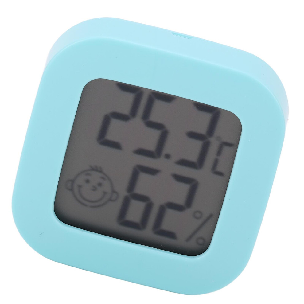 Green Mini Electronic Temperature Humidity Meter Indoor Thermometer Hygrometer With Double Sides Tape