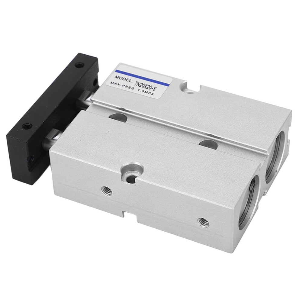 Dual Action Pneumatic Cylinder Aluminum Alloy Double Rod Double Shaft Air Cylinder 20Mm Bore 20Mm Stroke 4011315132641