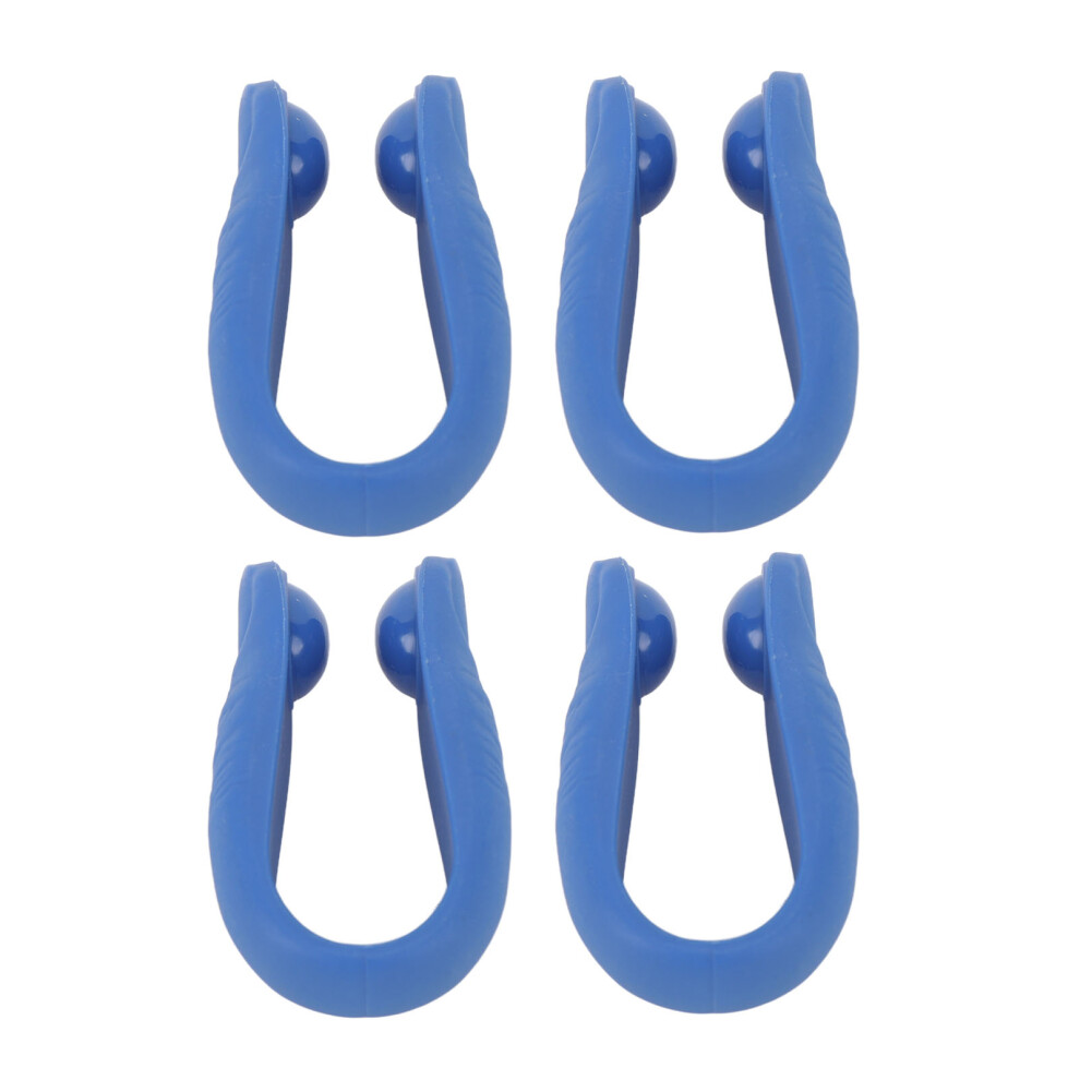 Blue 4Pcs Hand Pressure Point Clip Stress Reduction Wearable Tension Relief Acupressure Clip
