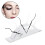 6pcs False Eyelashes Display Stick Holder Applicator Tool 3D Eyelash Extensions Style Try On Sticks 14