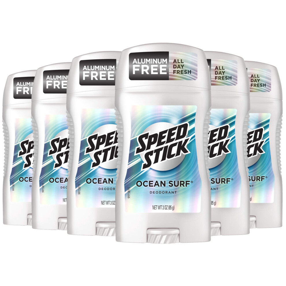 Speed Stick Achsel-Deodorant F?R M?Nner, Aluminiumfrei, Ocean Surf ? 3 Unzen (6Er-Pack)-image