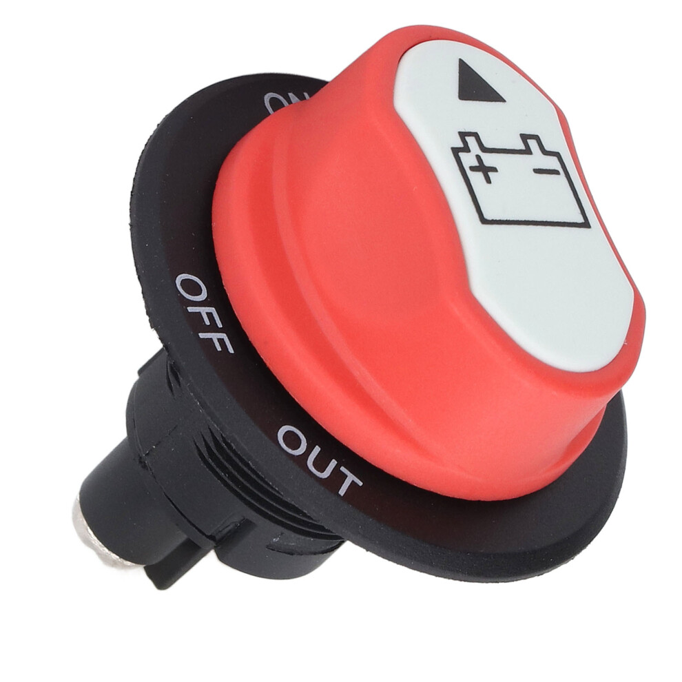 Battery Knob Switch Power Cutoff Isolator Electrical Disconnect Switch On Off Out Adjustment Dc50v 50A 4151315140472
