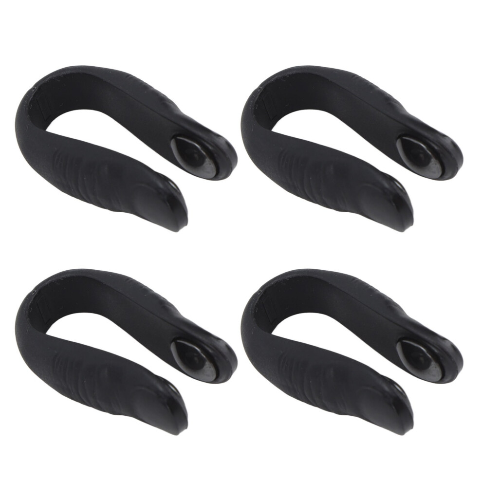 Black 4Pcs Acupressure Hand Pressure Point Clip Stress Reduction Wearable Magnets Headache Migraine Relief Clip