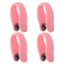 4pcs Acupressure Hand Pressure Point Clip Stress Reduction Wearable Magnets Headache Migraine Relief Clip Pink
