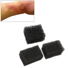 3pcs Halloween Makeup Xmas Special Effects Scar Stipple Beard Freckle Sponge for Theater Cosplay