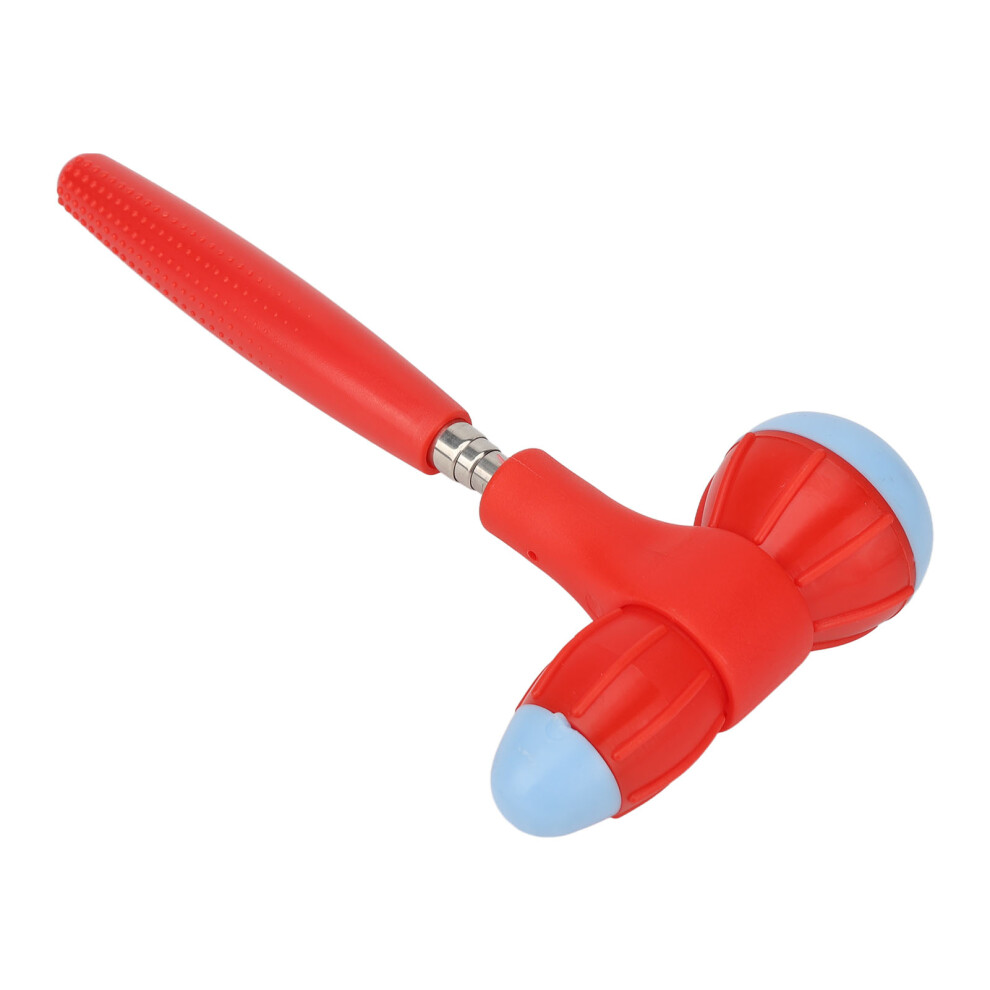 Retractable Massage Hammer Bendable Ergonomic Design Low Noise Double End Massager Tool Hammer for Shoulders Back Arms