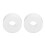 2 Rolls Shirt Neck Liner Protector Self Adhesive Breathable Absorbency Disposable Collar Protector Roll 2