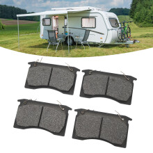 4PCS Disc Brake Pads Highly Suppressed Low Noise Stable Braking Heat Resistant for Caravan RV Trailer