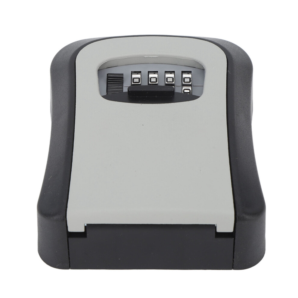 Key Lock Box Abs And Alloy Waterproof 5 Key Capacity Key Safe Lock Box With Sliding Guard For Garage Garden Store Grey Semi Alloy 5091315157294