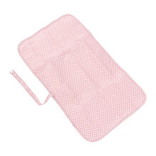 Diaper Changing Pad Waterproof Foldable Portable Nylon Baby Changing Mat for Home Car Outdoor Pink