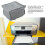 Universal Waterproof Printer Dust Cover Grey 5