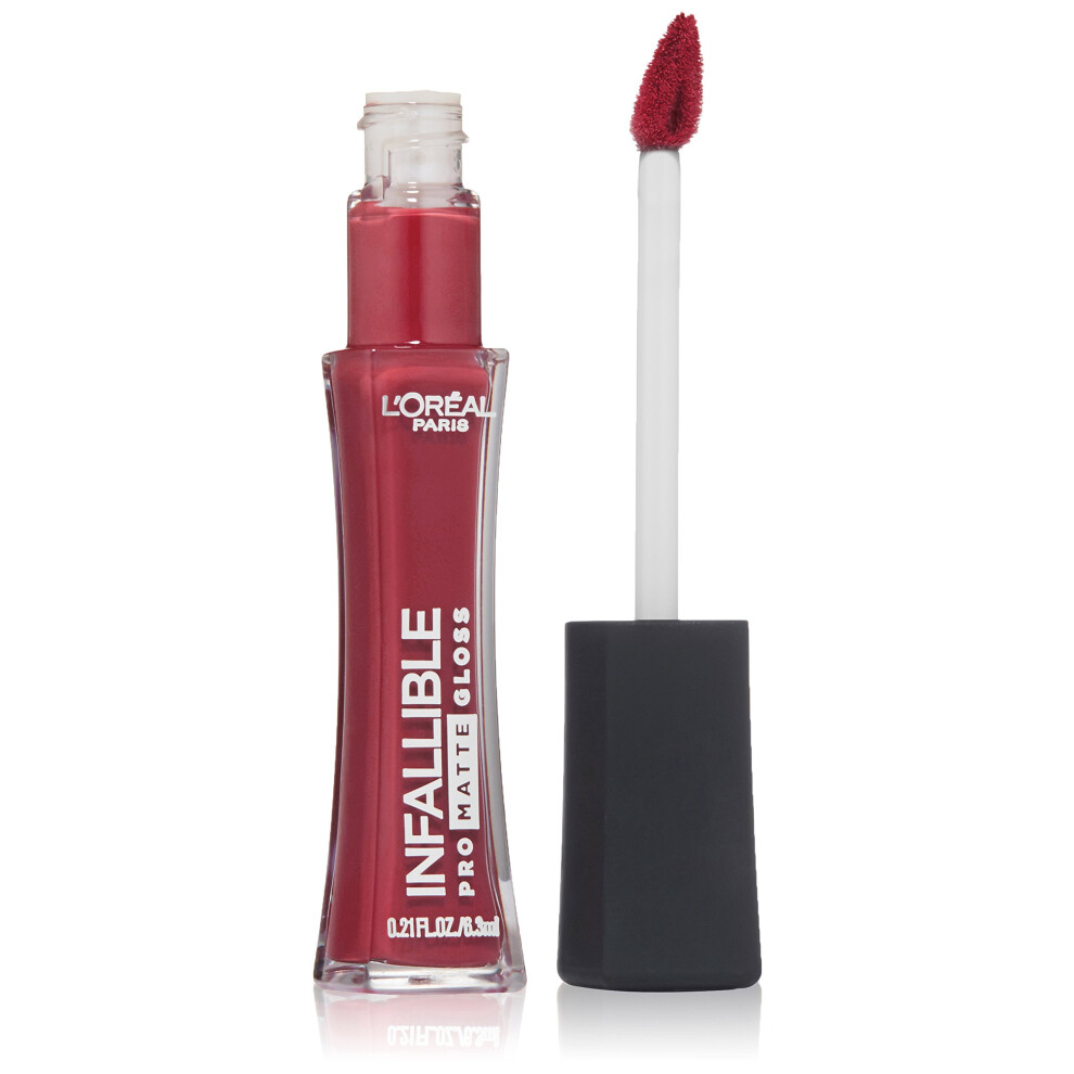 LOrAal Paris Infallible Lip Pro Matte gloss, Rouge Envy, 021 fl oz-image-OPC-PDTT5S5-NEW