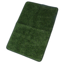 Dog Toilet Tray Waterproof Reusable Easy Cleaning Portable Dog Litter Tray with Artificial Grass for Indoor Outdoor