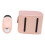 Mini Karaoke Machine Set Support Bluetooth AUX USB Memory Card Portable Bluetooth Speaker with Wireless Microphone Pink 14