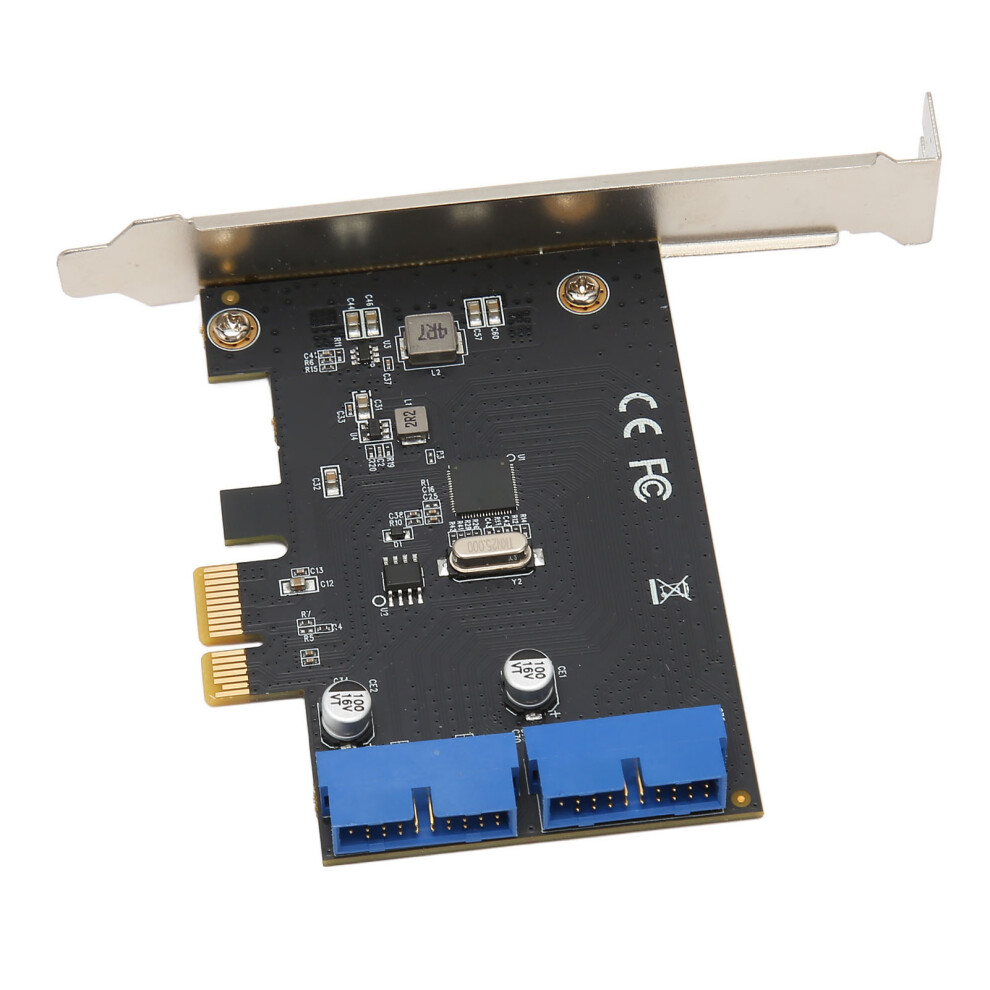 2 Port Pci Express To Dual 20Pin Usb 3.0 Cards 5Gbps Pci Express Usb3.0 Card Adapter For Desktop Pc 3021315161429
