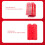 Wall Mount Lock Box 8 Hole Positions Hanging Locks Keys Combination Box with Transparent Panel 4