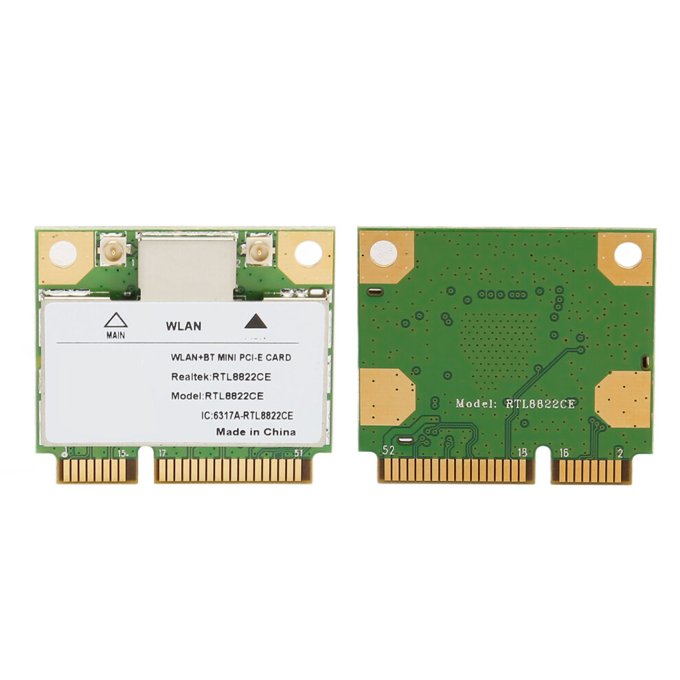 Rtl8822ce Mini Pcie Wifi Card Gigabit 2.4G 5G Dual Band Bluetooth 5.1 Wireless Network Card 8141315175105