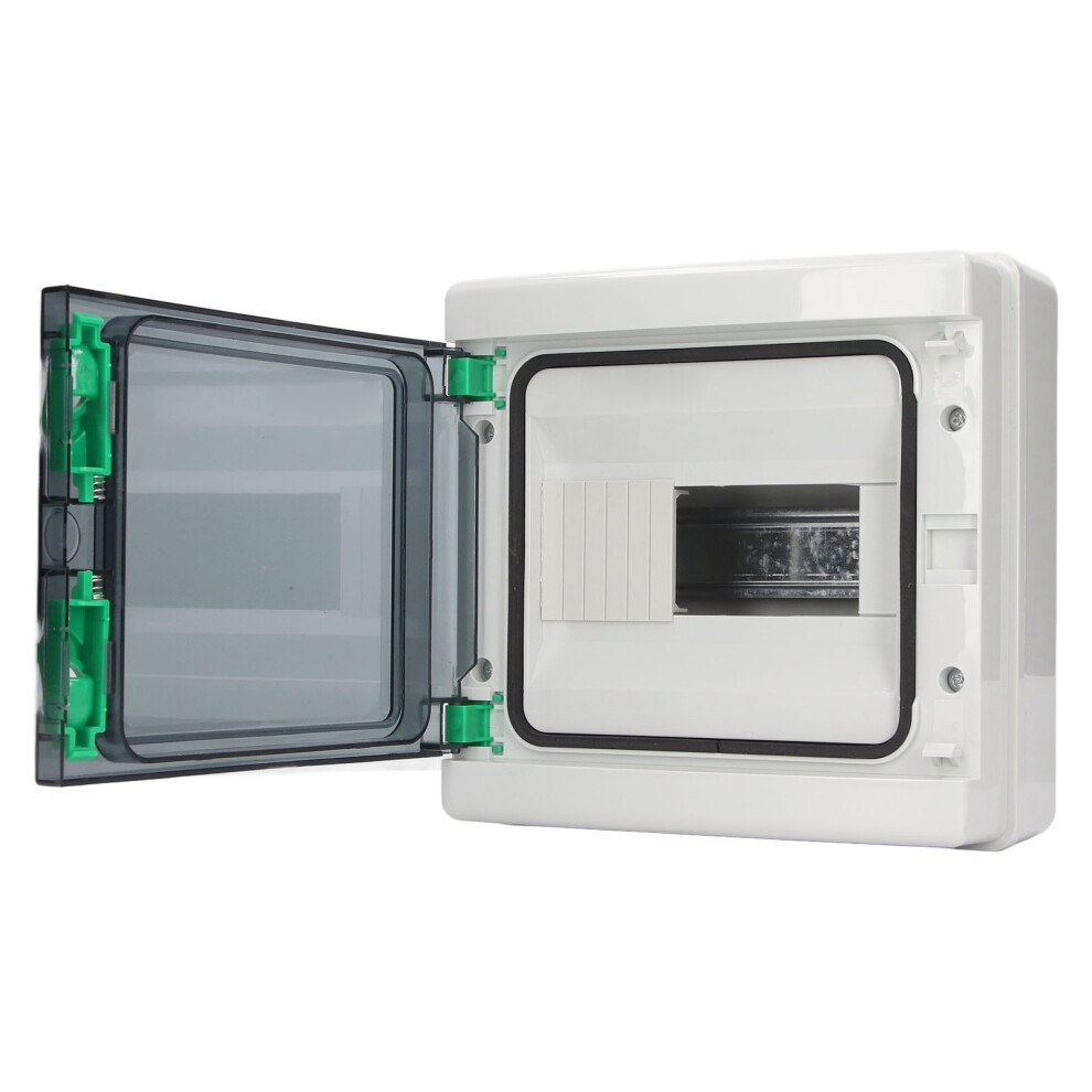 Distribution Protection Box 8 Way Ip65 Waterproof Din Rail Mounting Circuit Breaker Box For Outdoor Indoor 5061315175611