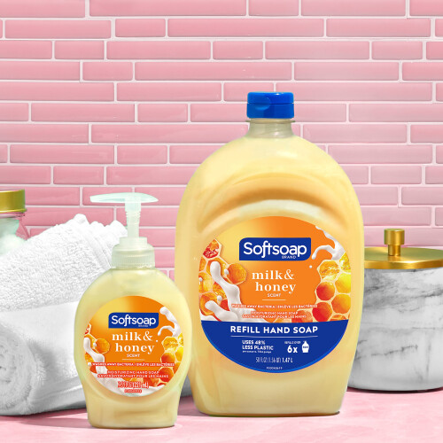 Mýdlo na ruce Softsoap, mléko a med, 7,5 fl oz 1