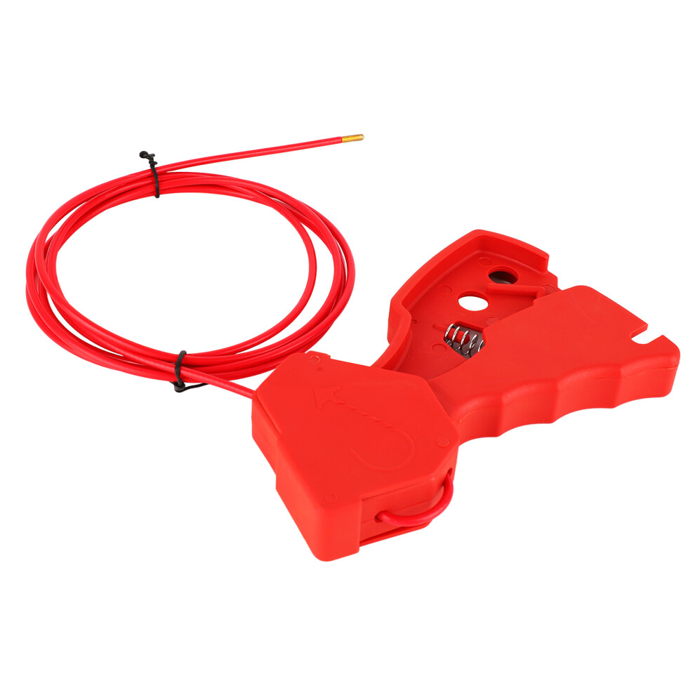Adjustable Cable Lockout Industrial Valve Shutdown Tagout Stainless Steel Safety Lock 9311315176061