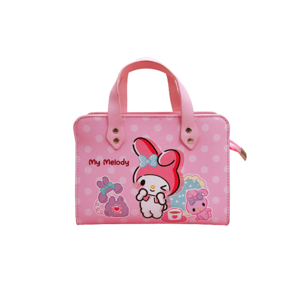 (MyMelody) Sanrio Melody Cinnamoroll Kitty Sac à main Sac à bandoulière Sac à bandoulière École Voyage