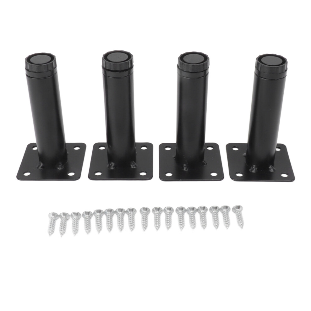 Furniture Legs Adjustable Iron Cabinet Legs Metal Round Sofa Support Foot Adjustable Feet for Kitchen Table