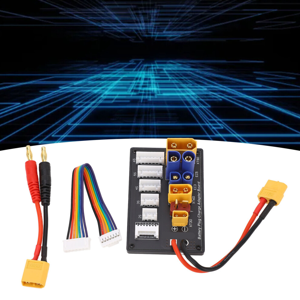 Parallel Charging Board Xt90 Xt30 Ec3 Ec5 T Xt60 6S Battery Balance Charger Adapter Board 7651315182139