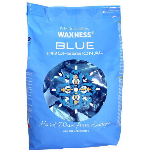 Vax Waxness Premium Σκληρές Κεχριές Μπλε Επαγγελματικές 2,2 Λίβρες 1