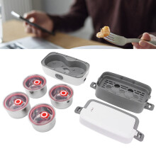 Electric Lunch Box 2 Layers 4 Stainless Steel Inner Liner Portable Leakproof Heated Lunch Box for Office Travel
