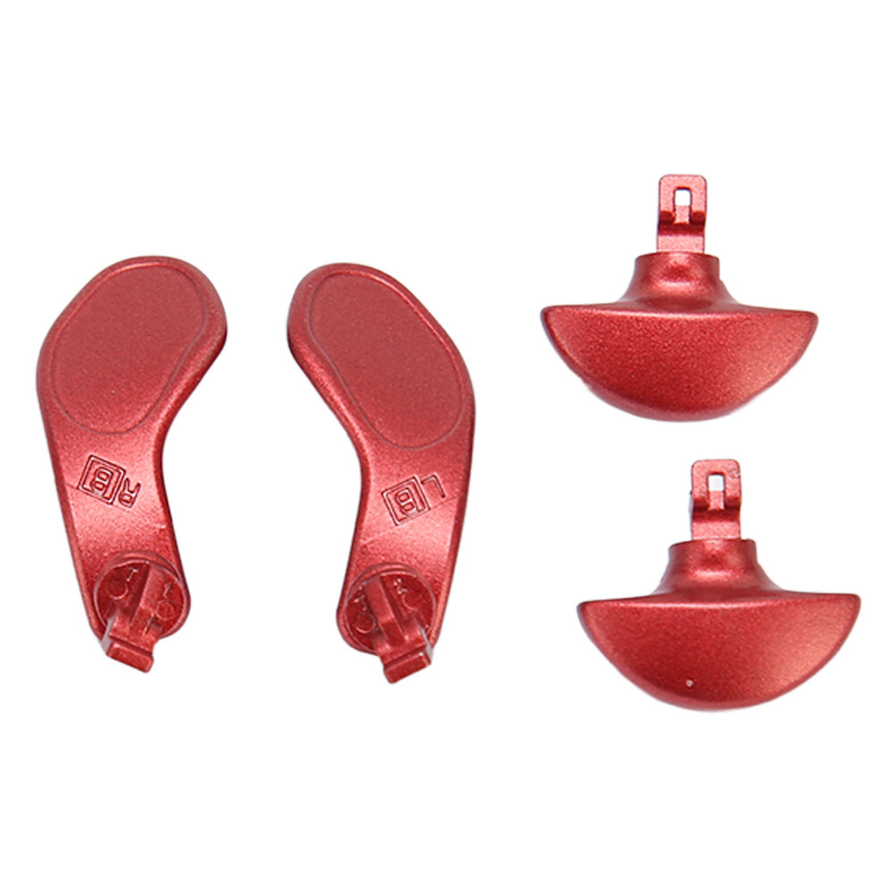 4Pcs Game Controller Back Paddles Professional Replacement Metal Back Buttons For Ps5 Edge Controller Red 7681315184321