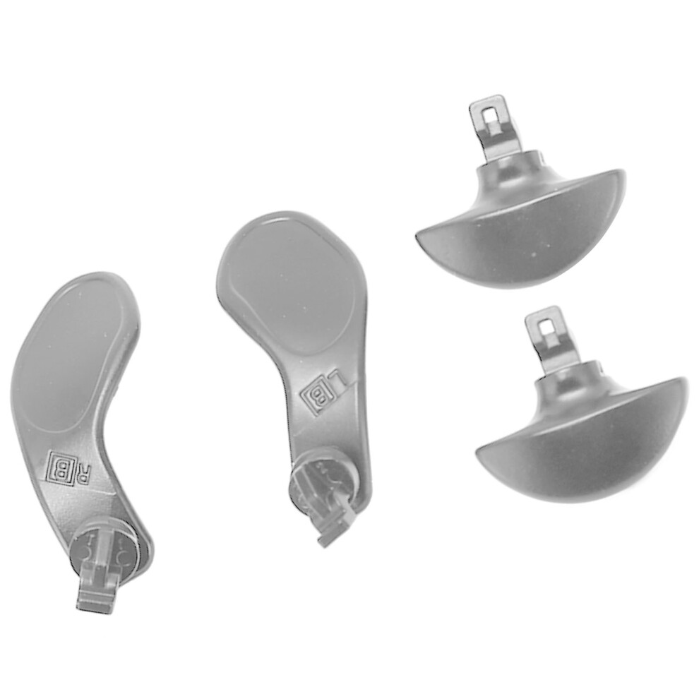 4Pcs Game Controller Back Paddles Professional Replacement Metal Back Buttons For Ps5 Edge Controller Silver 4951315184298