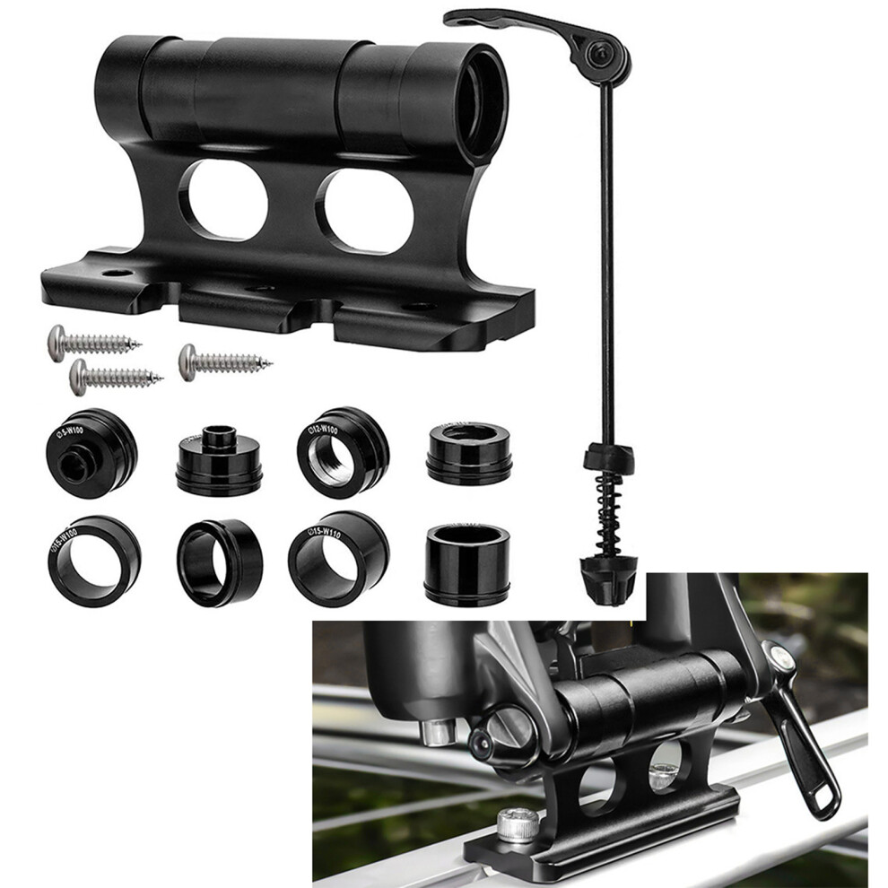 Bike Fork Mount Bicycle Car Racks Roof Rack Bike Mount Quick Release Thru Axle Carrier 8141315185395