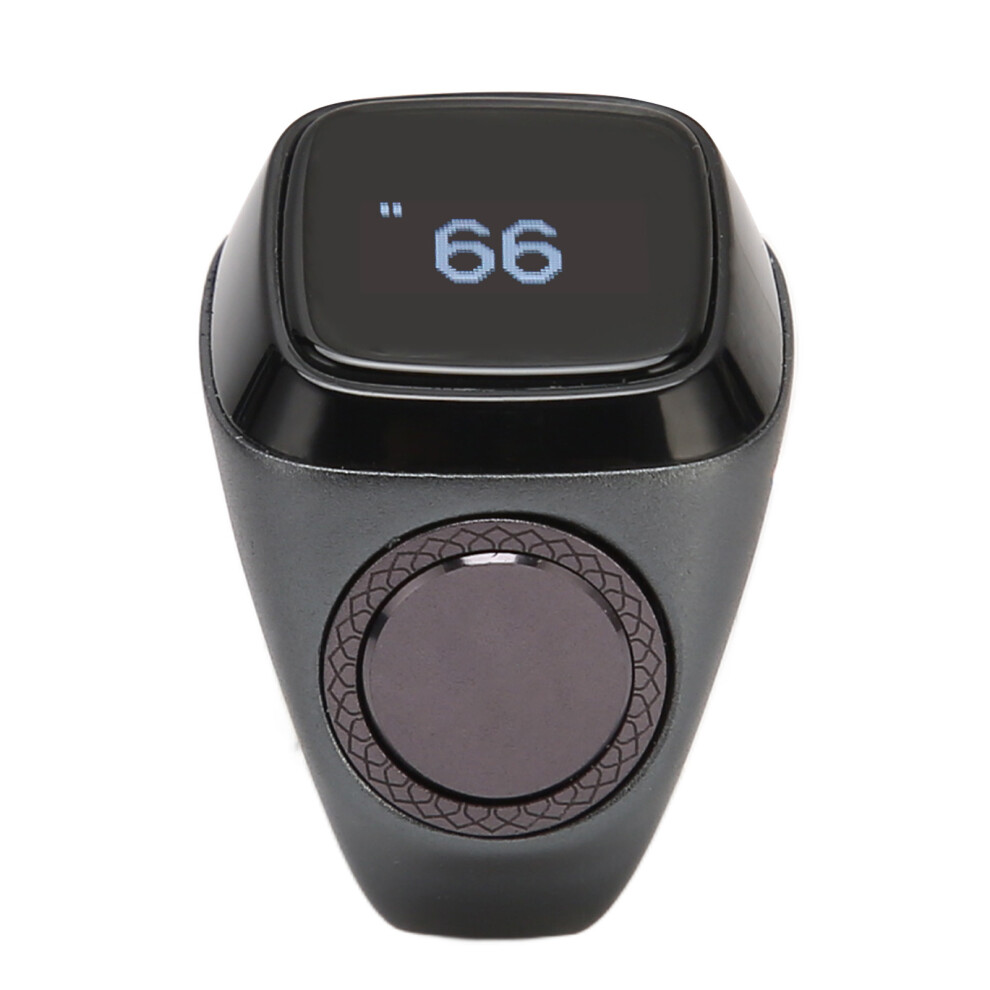 Smart Bt Ring Counter 0.49In Screen Portable 5 Prayer Time Vibration Alarm Electronic Counter 18Mm / 0.71In 4631315190030