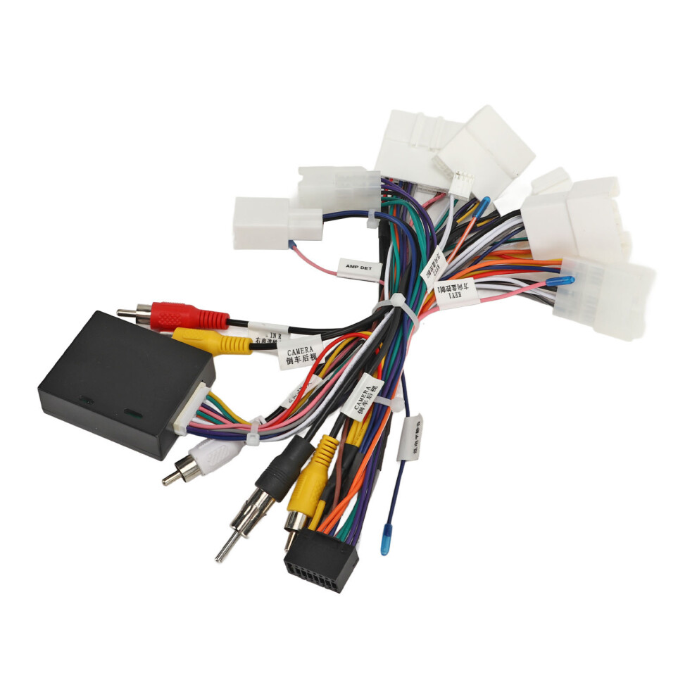 Car Stereo Radio Wiring Harness With Usb Canbus Decoder Adapter For Camry Corolla Rav4 4Runner Tacoma Amplifier Swc 4971315190297