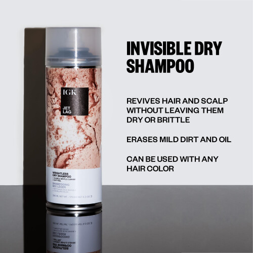 Shampoing sec invisible IGK JET LAG, 6,3 oz 1