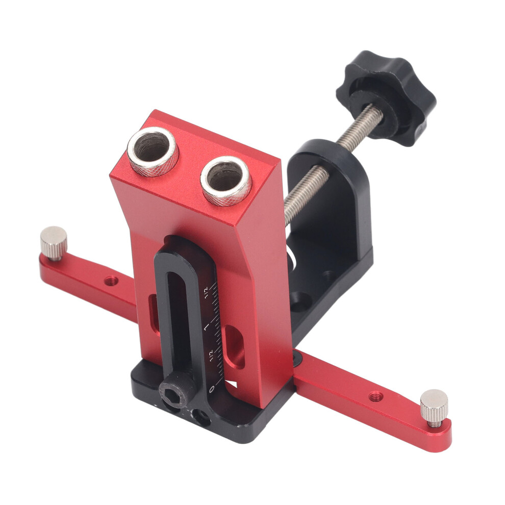 Woodworking Pocket Hole Jig Drilling 9.5Mm Adjustable Carpentry Inclined Hole Locator Positioner Jig 6911315200426