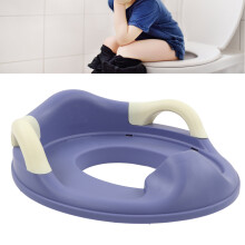 Baby Potty Training Seat Boys Girls Safe Ergonomic Toilet Training Seat with Spattering Guard Blue