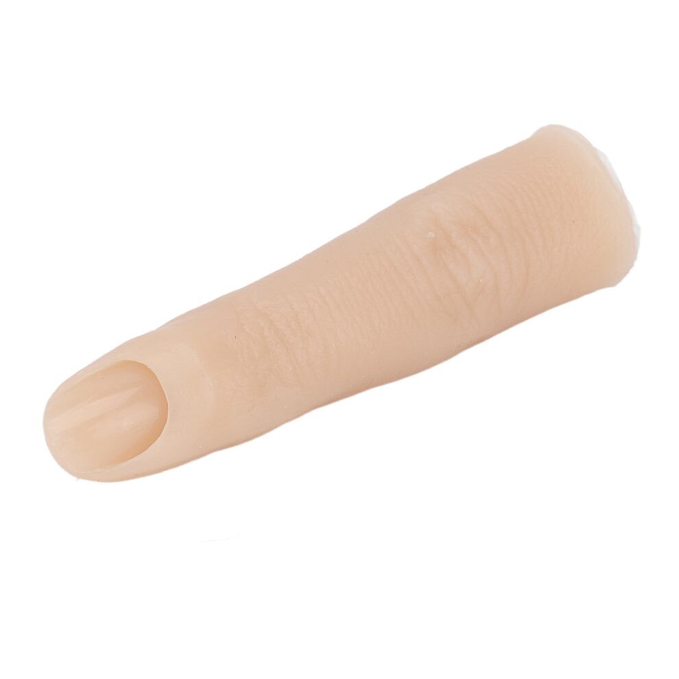Nail Training Finger High Simulation Bendable Embeddable Silicone Nail Practice Finger