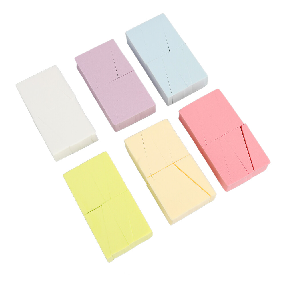 6 Packs Small Gradient Nails Soft Sponges Multifaceted Availability Manicure Art Tool Set