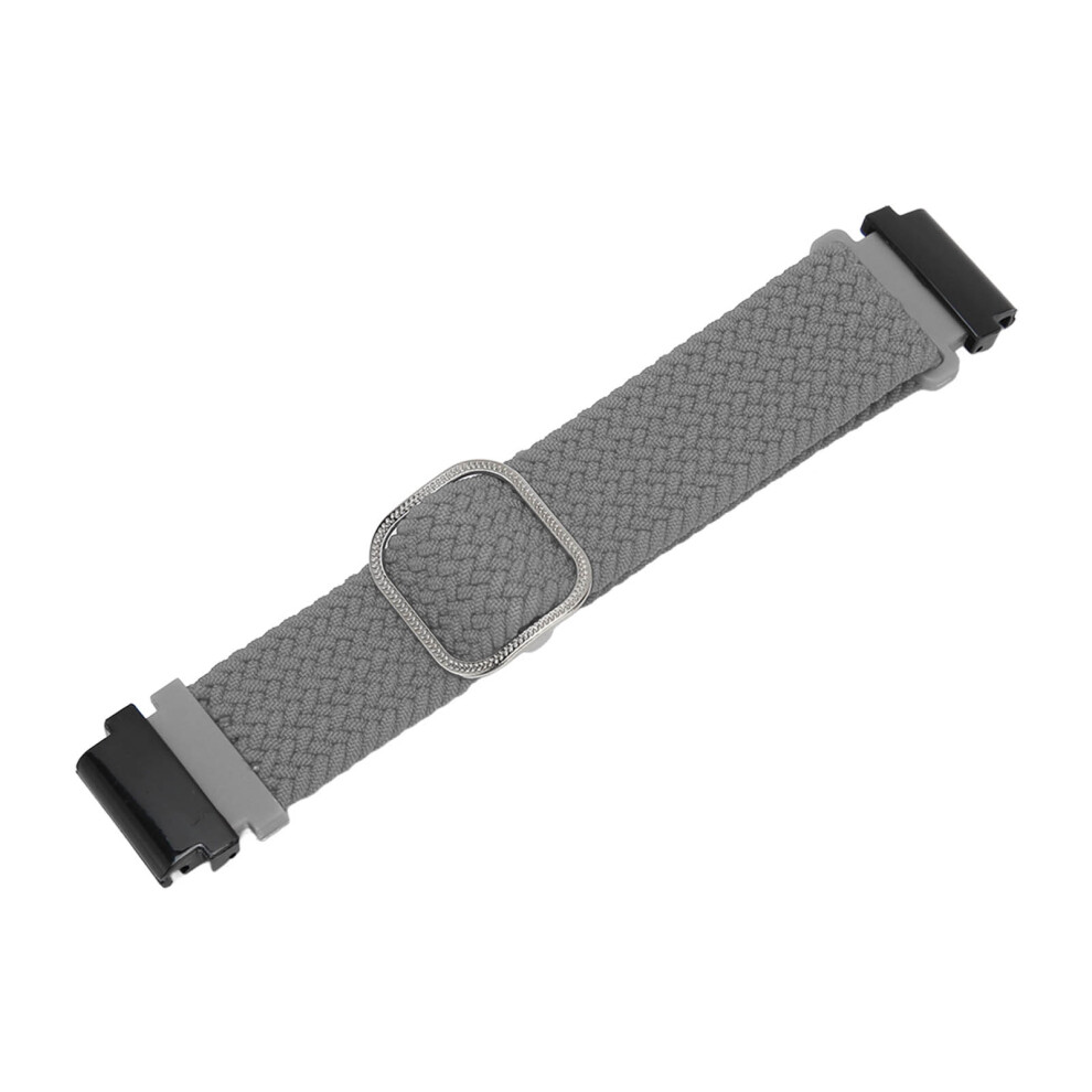 Watch Band Woven Nylon Size Adjustable Watchband Watch Strap For Garmin Fenix 7S 6S 5S Grey 8241315204604